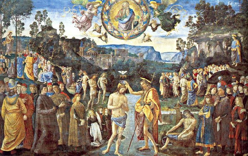 PERUGINO, Pietro Scenes from the Life of Christ Norge oil painting art